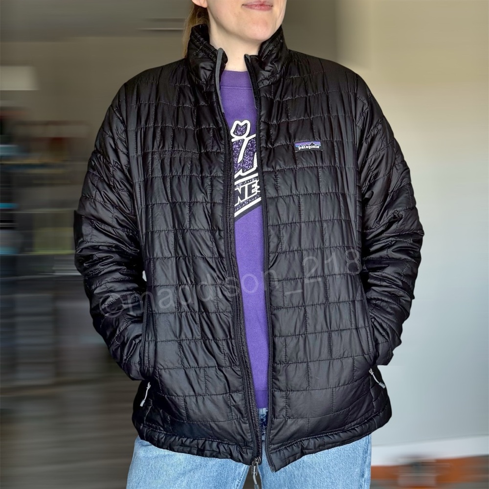 Patagonia Nano Puff Jacket Extra Large Black Windproof Water Resistant XL